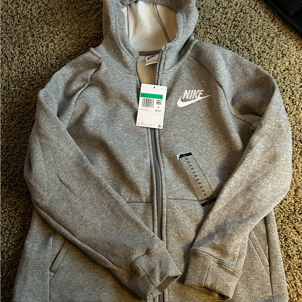 Nike girls zip up sweatshirt